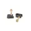 Coax Cable Clips - Black -100 Pieces- Single Coaxial Flex Screw Clips