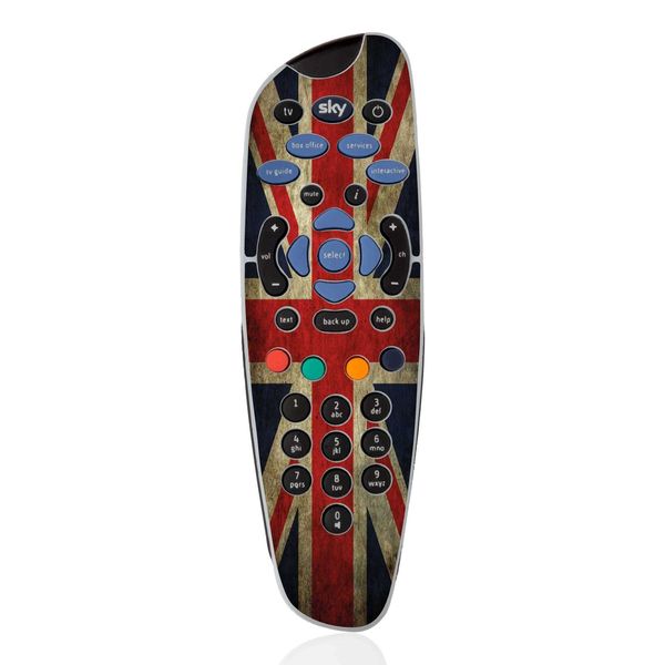 UK Retro Flag - TV Remote Controller Vinyl Skin Sticker