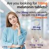 Vitamatic Melatonin 20mg 60 Fast Dissolve Tablets, Natural Berry Flavor - 2 Pack