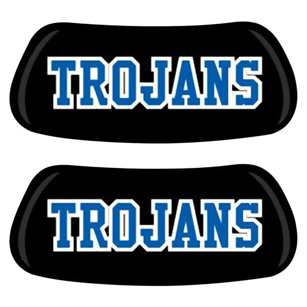 Anderson's Blue and White Trojans EyeBlacks, 12 Pairs per Package, School Spirit, Spirit Gear, Sports Fan Gear, Football Cheerleader Accessories, Homecoming