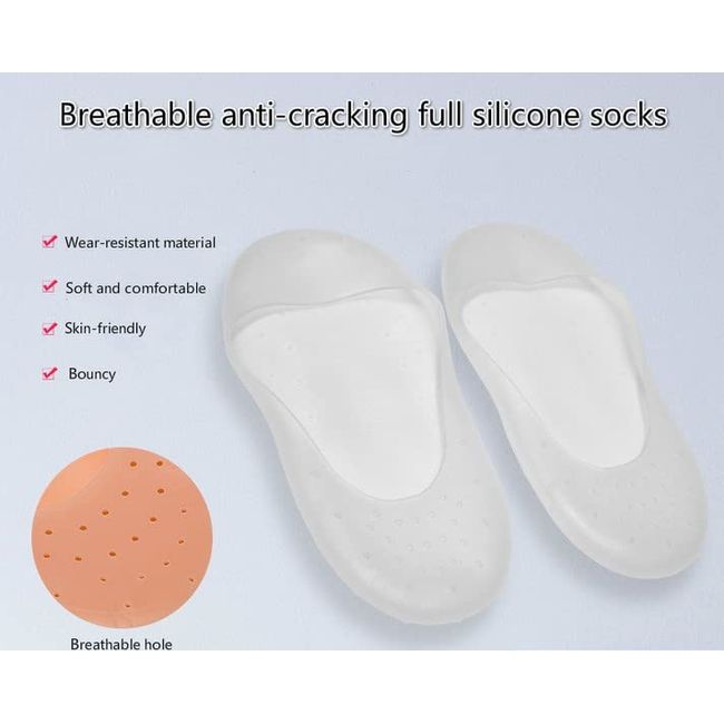 Silicone Socks Aloe Socks Anti Slip Moisturizing Socks Silicone Gel He –  EveryMarket