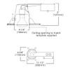 HALO Eaton Lighting E4RTATSB 4" Remodel Recessed Housing, Silver