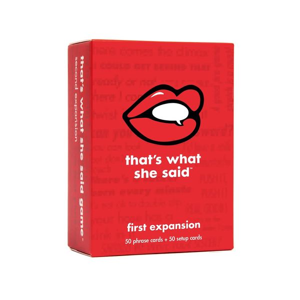 That's What She Said Game - First Expansion Adults Only