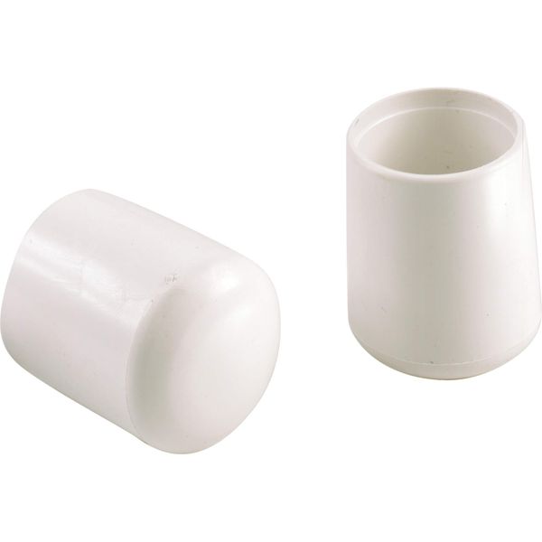 Shepherd Hardware 9202 7/8-Inch Hi-Vinyl Leg Tips, 4-Pack