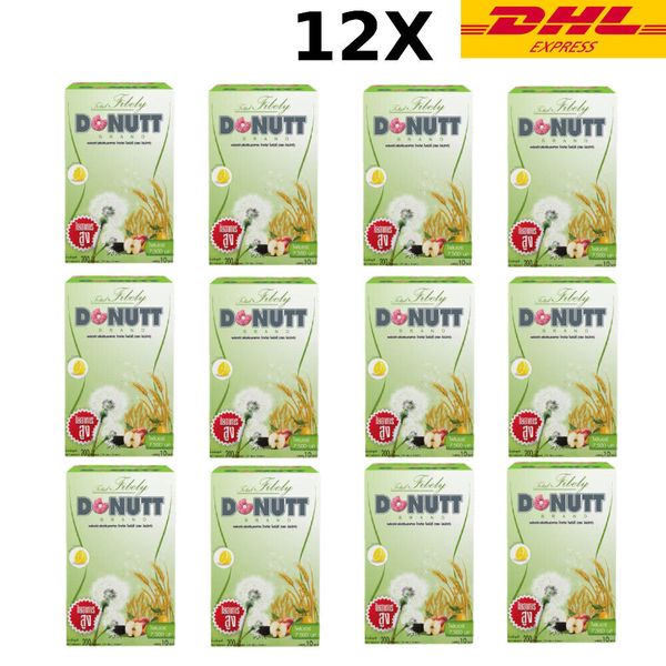 Donutt Total Fibely Detox Drink Health Reduce Smell Body Shape 12 Boxes