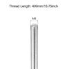 BOXONLY M5 x 400mm Multi-Purpose 304 Stainless Steel Fully Threaded Rod Right Hand Stud, 4 PCS
