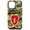iPhone 14 Plus 25th Infantry Division (ID) Patch Airborne ABN Tab BDU Camo Case