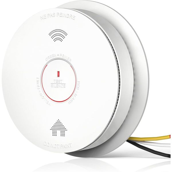 2025 SITERWELL Hardwired Combination Carbon Monoxide & Smoke Alarm Authentic