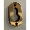 Vintage 1950’s-60’s Solid Polished Brass Window Sash Pole Hanger w/Screws NOS