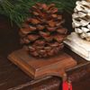 HomArt Stocking Holder Pinecone - Cast Iron (Rust)