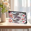 Yingphia Case for FM 11 (13th Gen, 2023)，Adjustable Angle PU Material Protective Case，Triangular Bracket with Automatic Wake-up/Sleep (Butterfly)