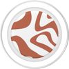 Abstract Organic Dark Orange Color Waves PopSockets PopGrip for MagSafe