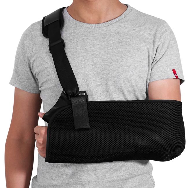 Healifty Arm Sling for Shoulder Injury - Lightweight, Breathable Shoulder Immobilizer for Men & Women - Ergonomic Adjustable Rotator Cuff Sling for Broken, Dislocated, Fracture & Strain