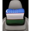 Uzbekistan FlagCar Headrest Neck Support Pillow with Memory Foam (2 Pack)