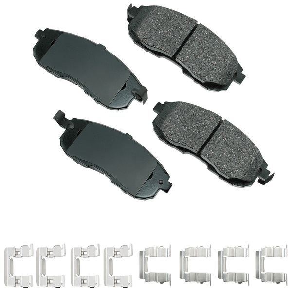For 2002 INFINITI G20 Disc Brake Pad Set Front Akebono