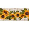 DII Table Top Décor Collection Spring & Summer Table Runner, 14x108, Rustic Sunflowers Print