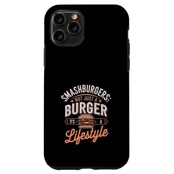 Smash Burger Lover Grilled Cheeseburger Flat Top Cooking Case for iPhone 11 Pro