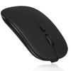 UrbanX Bluetooth Rechargeable Mouse for Microsoft Surface Laptop 3, Midnight Black, 2019