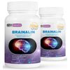 2 Pack Brainalin, promueve la claridad mental-60 Cápsulas x2