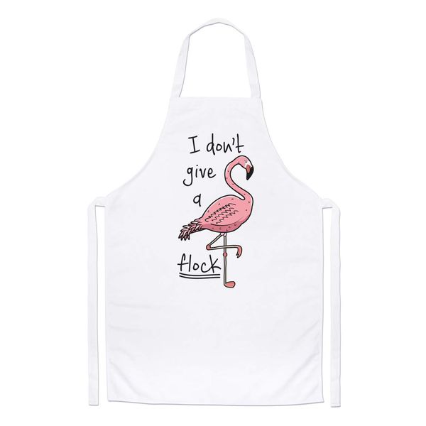 Flamingo I Don't Give A Flock Chefs Apron