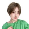 Brightlele tf1754-UK Wig, Short Bob, Full Wig, Women's, Black Hair, Men's Wear