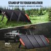 Portable Monocrystalline Solar Panel 120W Foldable ETFE Solar Charger kit