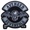 Avenged Sevenfold Deathbat Crest Cut-Out Woven Patch
