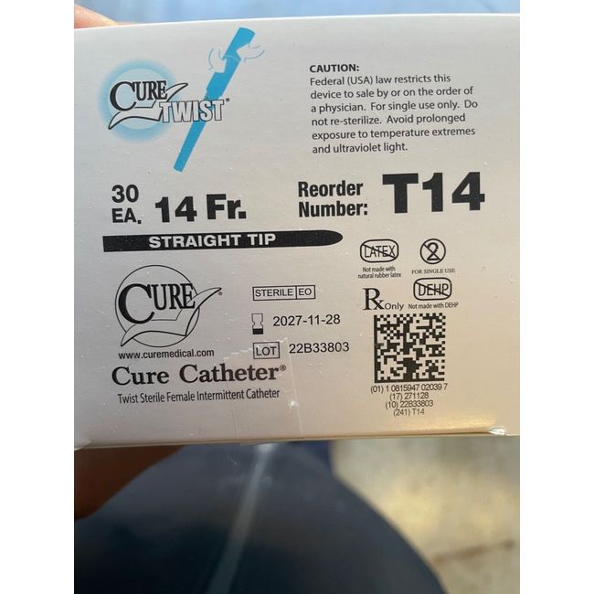 Cure Medical T14 Cure Twist - Box of 30 ~ 2027-11-28