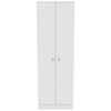 Multi Storage Pantry Cabinet in White - Material Engineered Wood