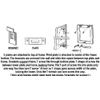 ART DISPLAY SYSTEMS T-Lock security hangers locking hardware set (5)wood +wrench