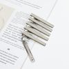 100 Pack Small Flat Silver Duckbill Alligator Metal Hair Clips Crocodile Clips Hair Grips Pins Hairdressing Styling Sectioning Curl Clips Slides Barrettes Craft DIY Accessories for Women Girl (55mm)