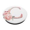 PopSockets Personalized Monogram Initial Letter C Floral Gift PopSockets PopGrip: Swappable Grip for Phones & Tablets