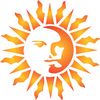 Sun Stencil - 26.5 x 26.5cm (L) - Reusable Large Celestial Sun Ray Wall Stencil Template
