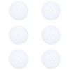 MODRSA Clear Disc Pads no Pull Plastic Piercing Disc for Piercing Bump Silicone Discs Silicone Piercing Disc Stabilize Earrings 16 Gauge