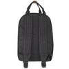 MADISON & DAKOTA Canvas Mini Backpack for Everyday & Day Pack Rucksack in Solid Color Blocks (Black)