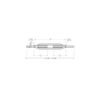 KONDOTEC Frame-type Turnbuckle Straight Set Fabric, Nominal 22, Size W7/8", Quantity: 1