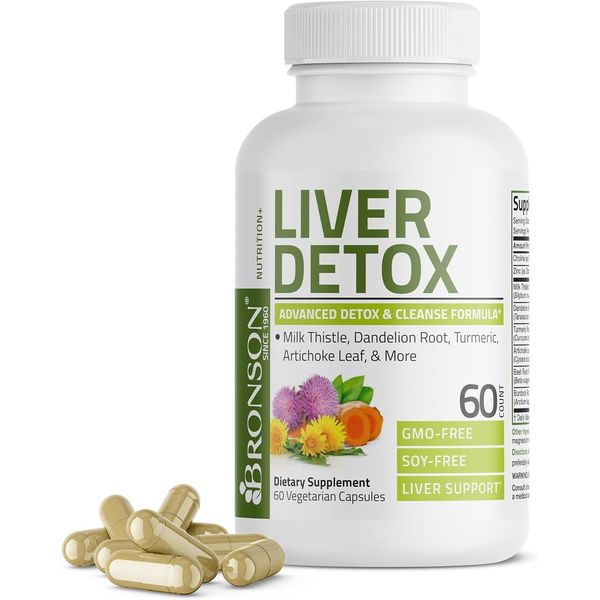 Liver Detox Advanced and Cleanse Formula - 60 Vegetarian Tablets