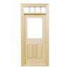 Dollhouse Miniature Traditional Door