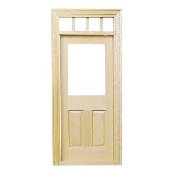 Dollhouse Miniature Traditional Door