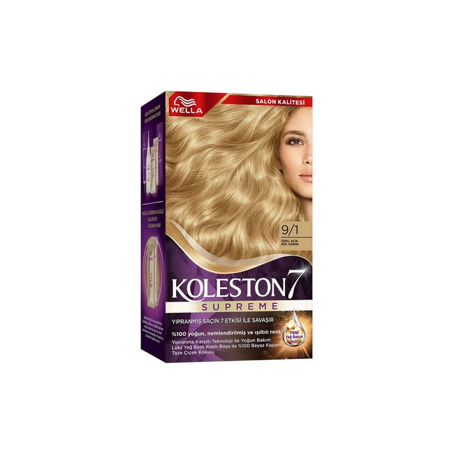 Wella Koleston Supreme Saç Boyası 9/1 Özel Açık Kül Sarısı