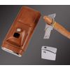 AMANCY Deluxe Portable 3 Holder Cigar Case Set With Lighter and Cutter Great Gift Kit