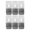 HOMSFOU Blinds Ceiling Mount Bracket 6pcs Blind Mounting Brackets Replacement for Vertical Blinds Easy to Install