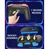 Grips for Switch 2 Joycon Controllers,Ergonomic Hand Grip Compatible with Nintendo Switch 2 Joycons,Widen SL/SR Triggers