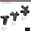 Safariland, 6360, SLS/ALS, Level 3 Retention Duty Holster, Fits: Glock 17, 22, 31 With Light, Mid-Ride, STX Tactical Black, Left Hand