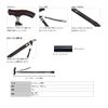 Slim Neck Elastic Wand Basic Type Black Lame