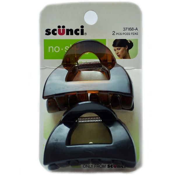 SCUNCI JAW CLIPS NO SLIP 5.5CM 2PK