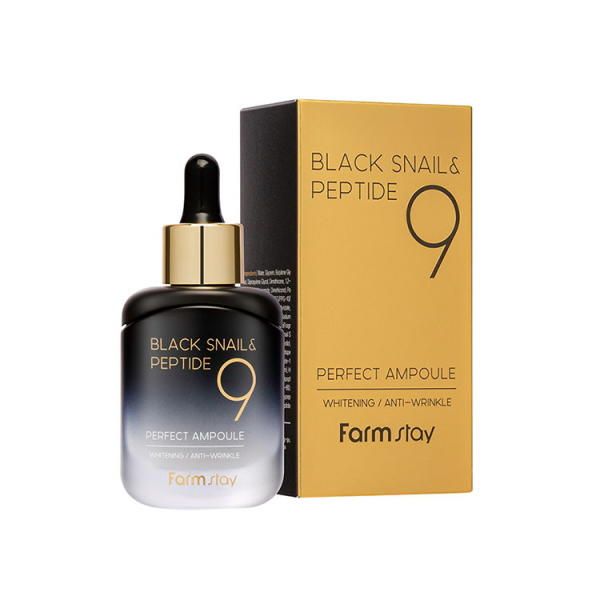 [Farm Stay] Farm Stay Black Snail &amp; Peptide 9 Perfect Ampoule 35ml