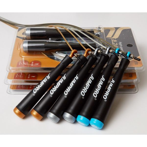 [1+1] Kim Soo-yeol Skipping Rope Super High Speed ​​Premium S700, Silver+Black