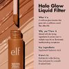 e.l.f. Halo Glow Liquid Filter, Complexion Booster For A Glowing, Soft-Focus Look, Infused With Hyaluronic Acid, Vegan & Cruelty-Free, 7 Deep/Rich