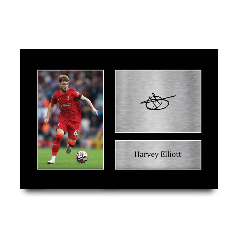 Photo Imprimée Autographe Kevin Keegan Liverpool | Format A4, Présentation Noir Mat | Cadeau Pour Fan De Football, Supporter